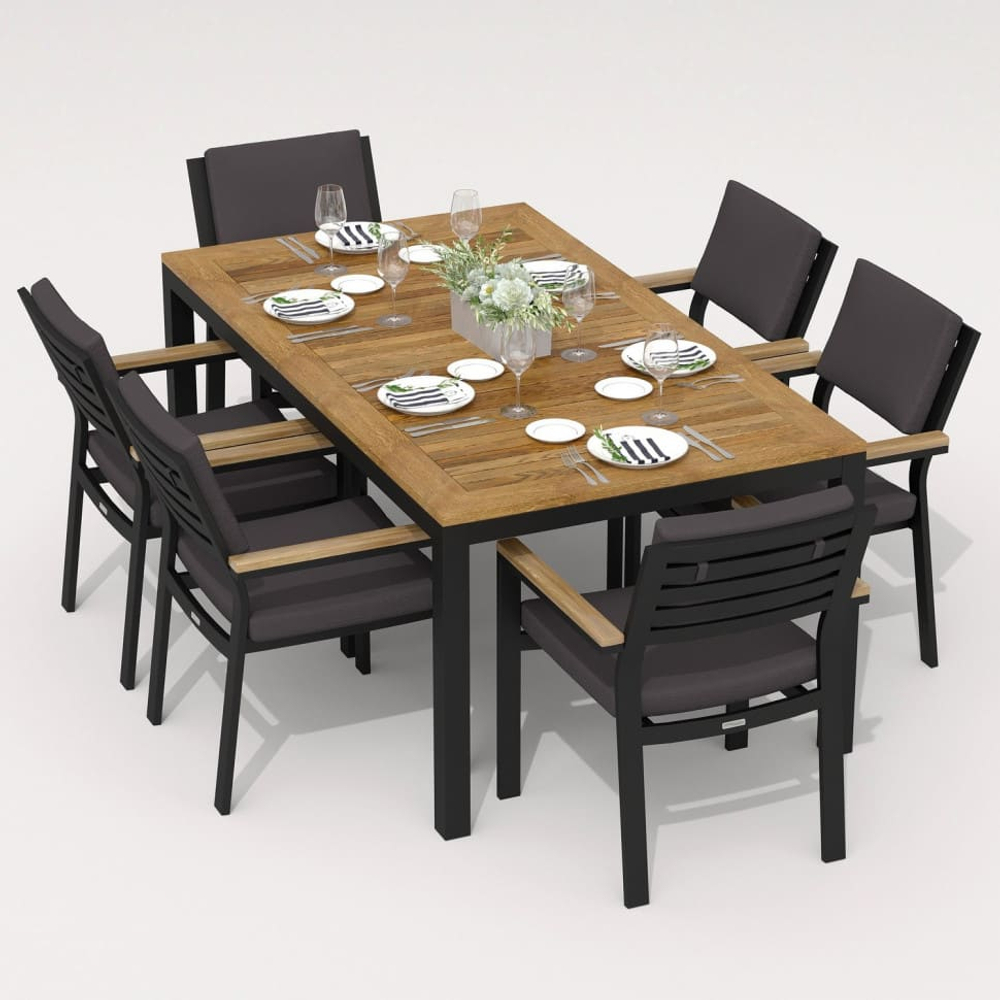 Стул Ideal Patio БОНТА антрацит - каркас карбон