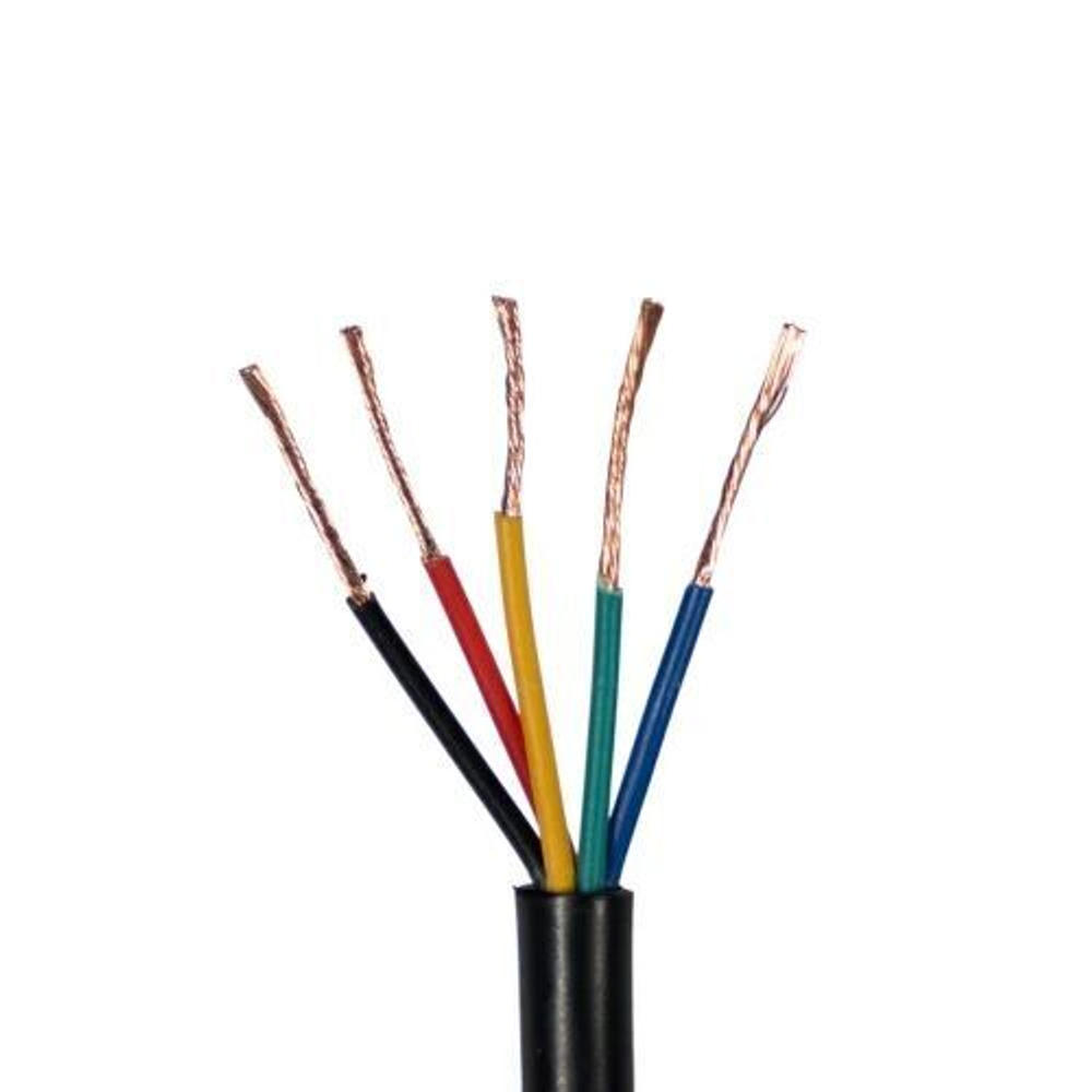 Провод кабель на метраж 5 жильный AWG22 (S сечение 0.33 мм2)