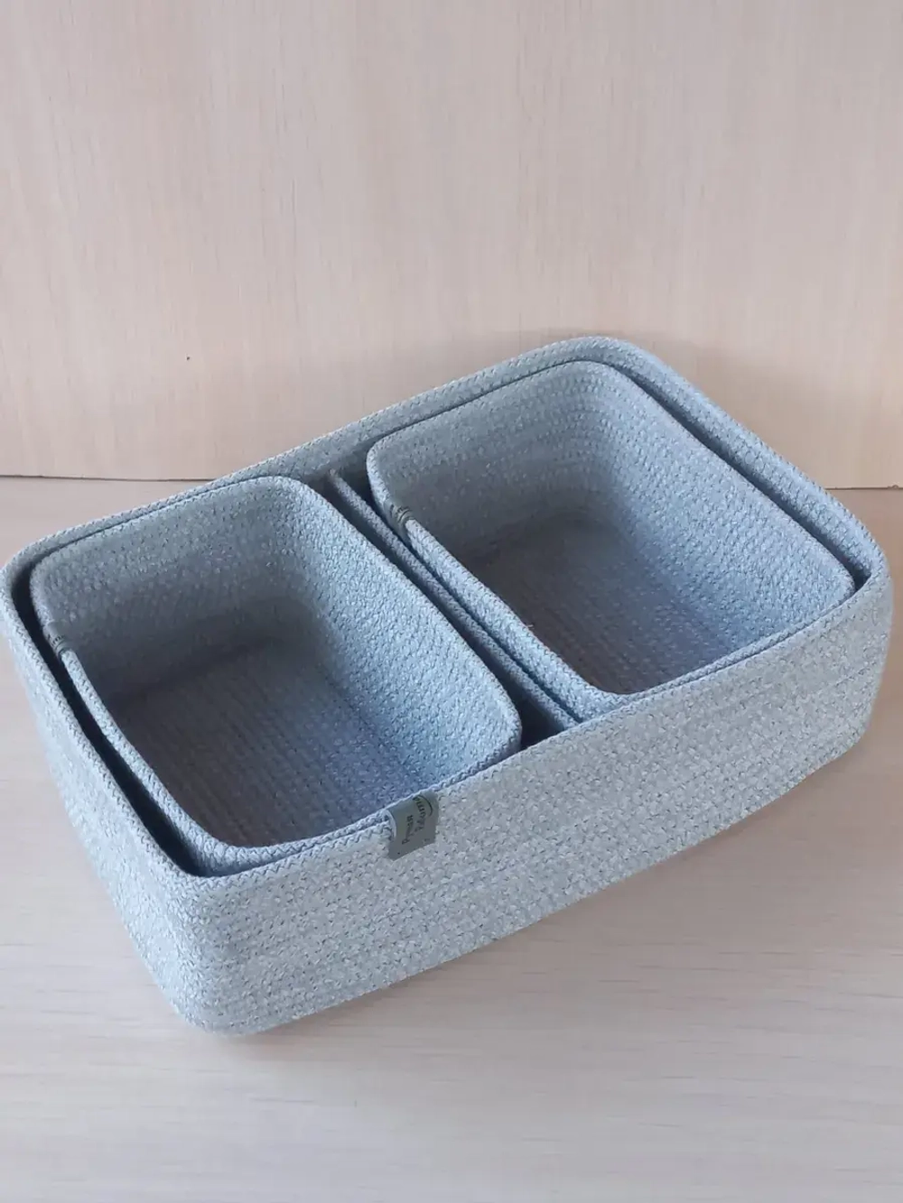 Органайзер для косметики плетеный