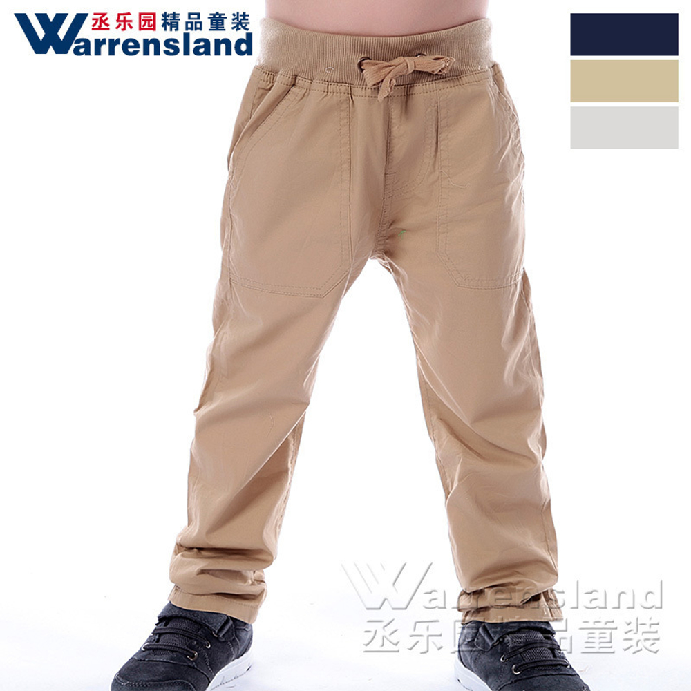 Брюки детские на трикотажном поясе с карманами