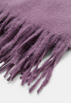 STRADIVARIUS Шарф из начесаных ниток, лиловый