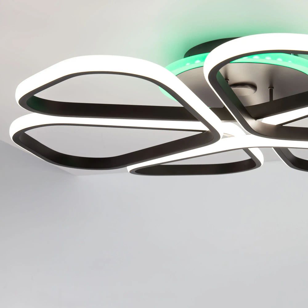 Citilux Сезар Смарт CL233A275E RGB Умная люстра Венге