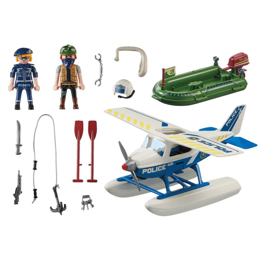 Playmobil - Полицейский реактивный самолет: Погоня за контрабандистом 70779