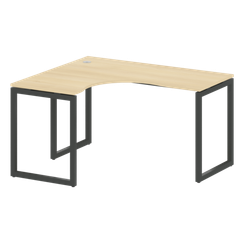 Метал Систем Куатро Стол криволинейный левый на О-образном м/к 40БО.СА-3 (L)