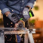 Аккумуляторная угловая шлифовальная машина Greenworks GD24AGK2,3200207UA, 24v, АКБ 2 А·ч и ЗУ,сумка