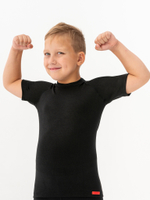 Футболка детская термо унисекс черный