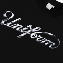 Футболка UNIFORM Heavy Baseball Chrome черный