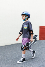 Самокат Micro Sprite LED, серебристый хром