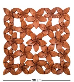 Decor and Gift 17-107 Панно резное «Цветы» (суар, о.Бали)
