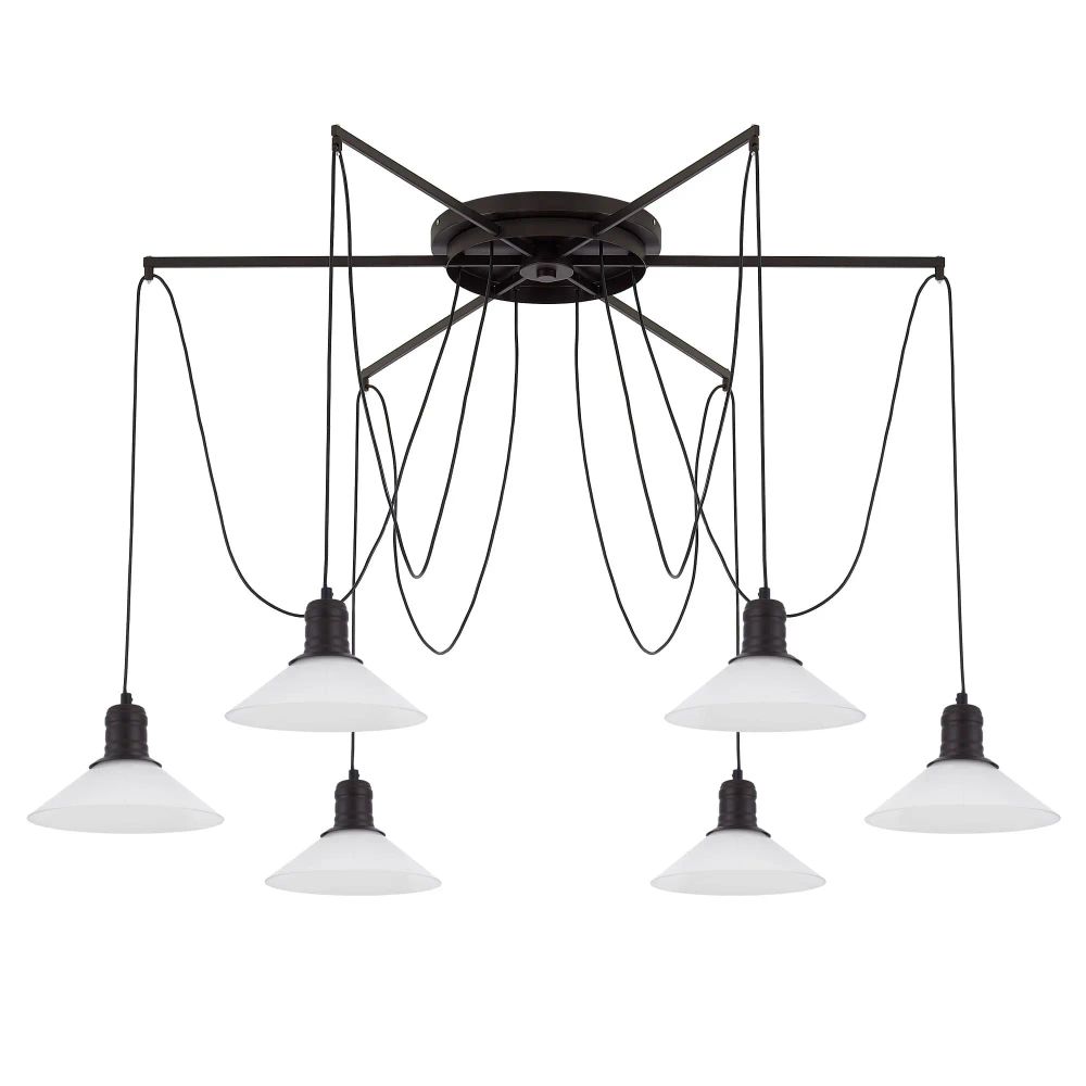 Citilux Эдисон CL451262 Люстра паук Венге