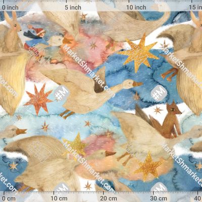 Гуси Лебеди. (Дизайнер Daria Held) by Daria Held 275 DPI