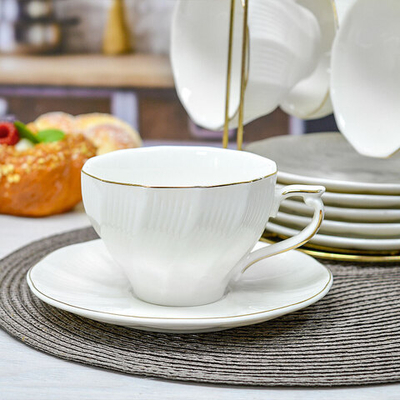 Чайный набор 12 предметов 230мл на подставке, 202337