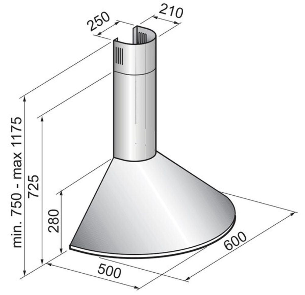 Вытяжка Korting KHC 6930 RN