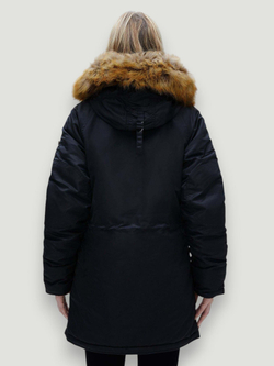 Alpha N-3B W Parka (черный/оранж - black/orange)