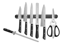 Набор из 5 ножей Samura HARAKIRI, держателя, ножниц и мусата SHR-0280B