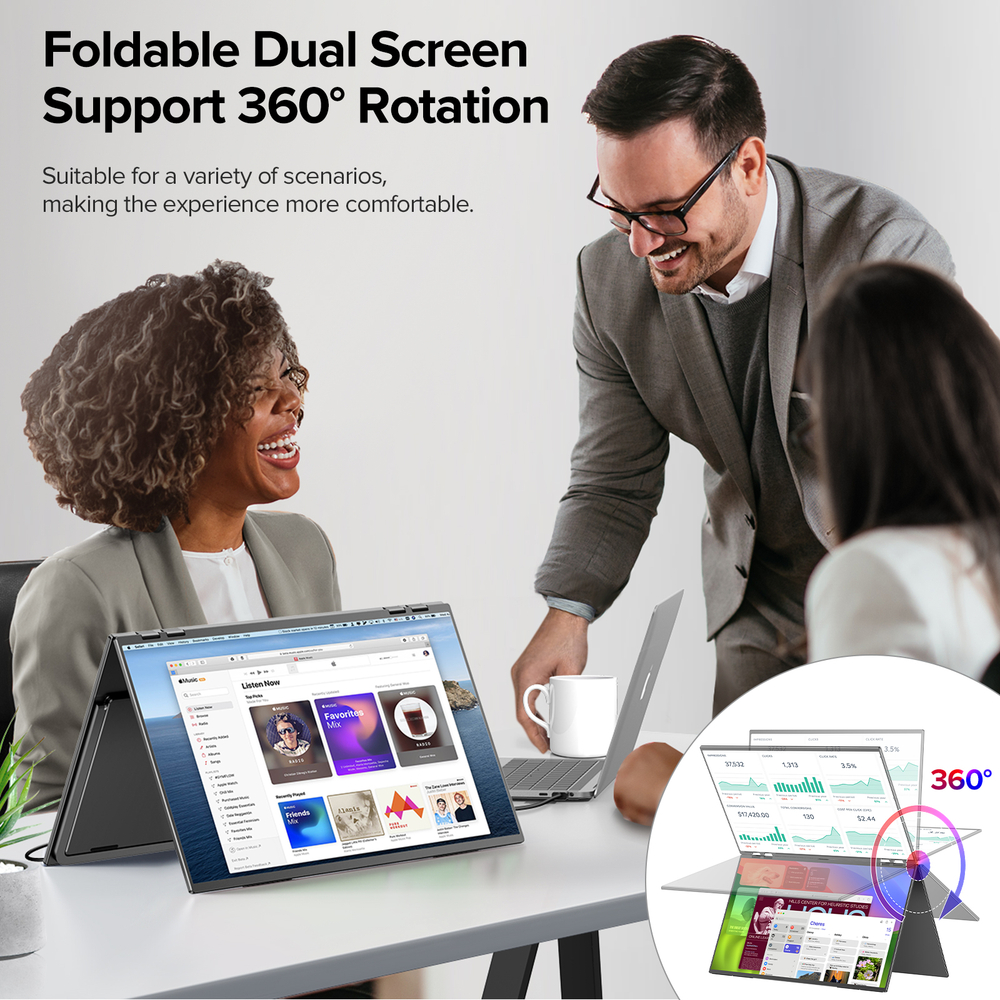 23.8" Портативный игровой монитор UPERFECT UStaion Delta Mega 1920x1080, 100 Гц, IPS