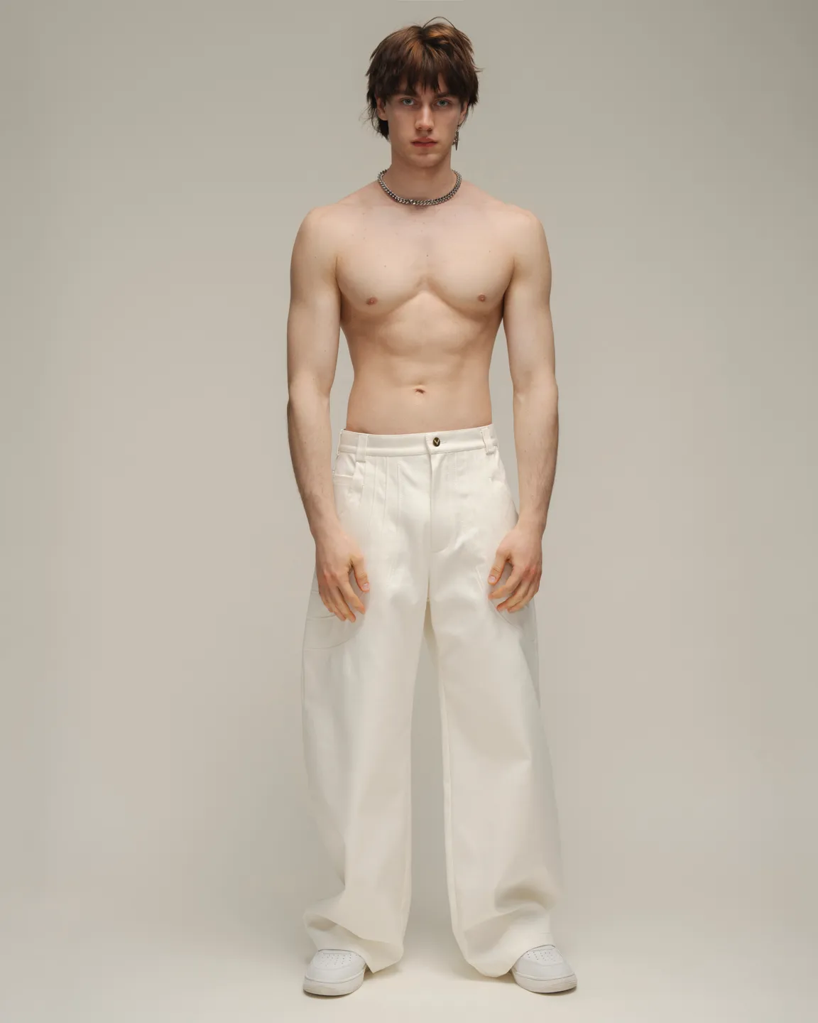 Молочные брюки 