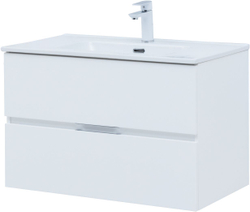 Мебель для ванной Aquanet Алвита New 80 2 ящика, белый матовый