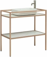 Консоль с раковиной Allen Brau Liberty 90 1.33004.60 медь