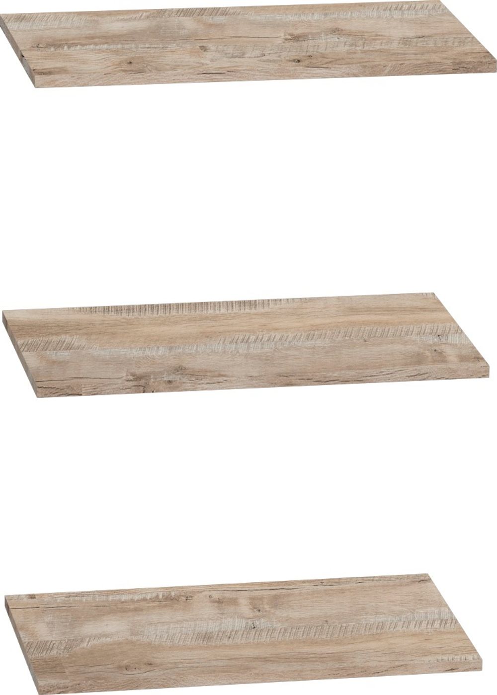 Коллекция Хилтон Комплект полок к витрине №1 и пеналу (440) Дуб юкон/Гранж (набор)