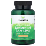 Swanson, Аргентинская сушеная говяжья печень, 500 мг, 120 капсул