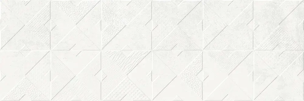 Настенная плитка ALMA Ceramica TWA11MAS027 Mars 60x20 белая матовая под геометрию
