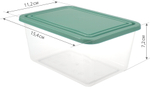 Емкость для продуктов 0,8л прямоугольная М1451