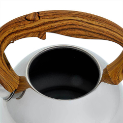 Чайник 3 л из нержавеющей стали со свистком, индукционное дно ALPENKOK AK-517