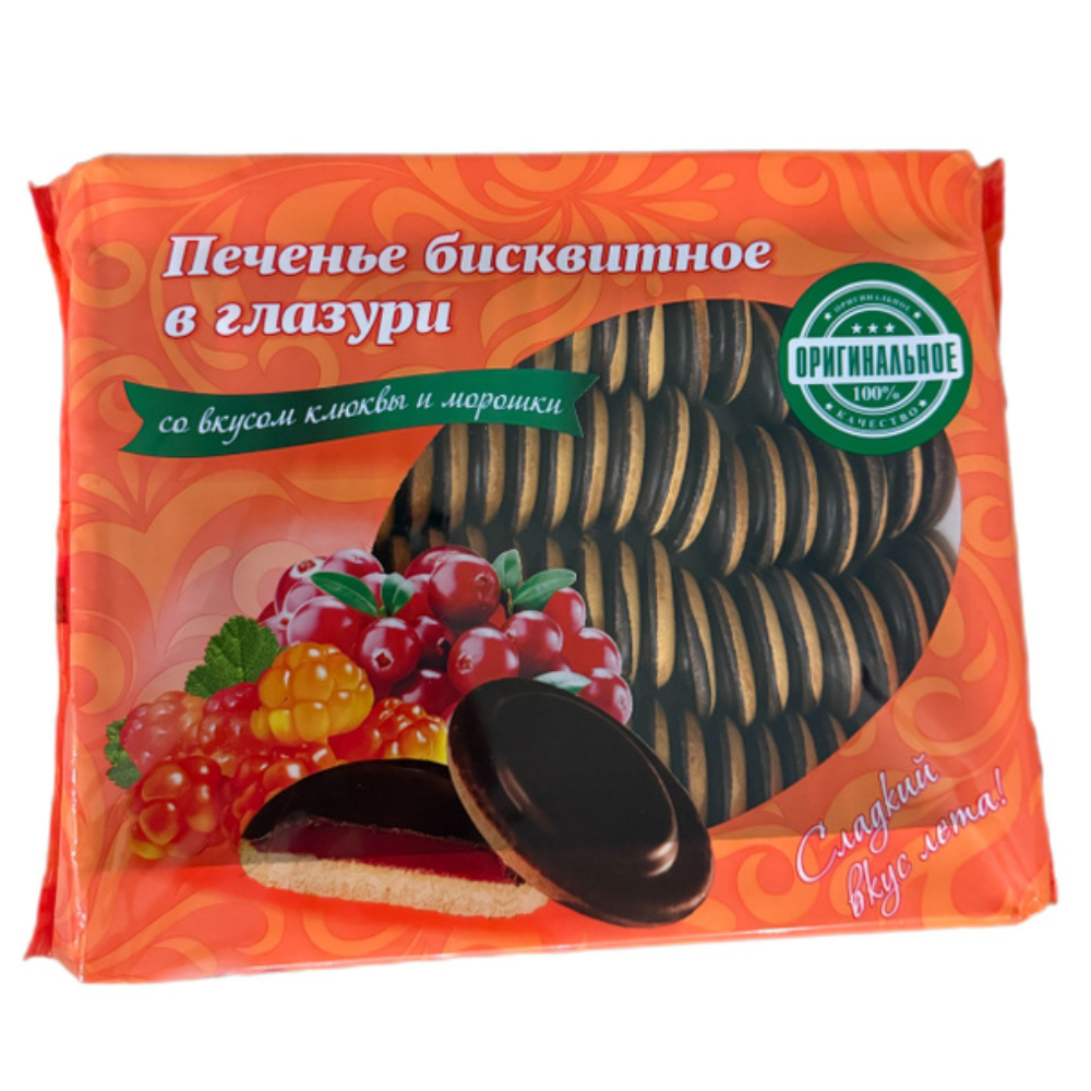 Печенье Три чуда Клюква и морошка 600 гр