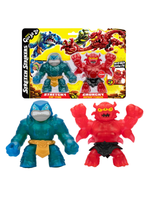 GooJitZu Игровой набор 43499 "Сир Траш VS Варвар Рэдбек Стретч Страйкерс" — тянущаяся фигурка Гуджитсу, суперэластичная