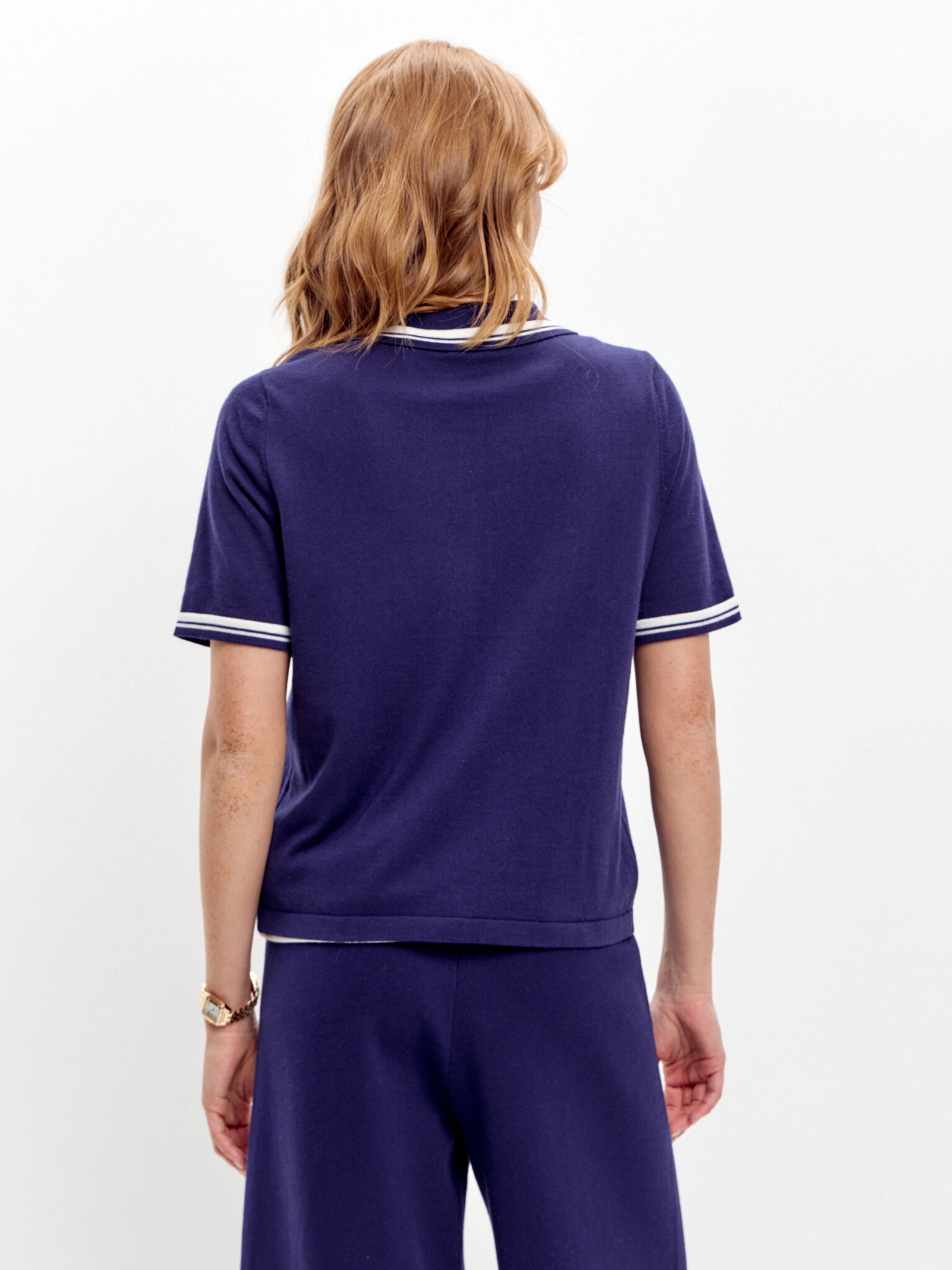 Поло из хлопка и кашемира