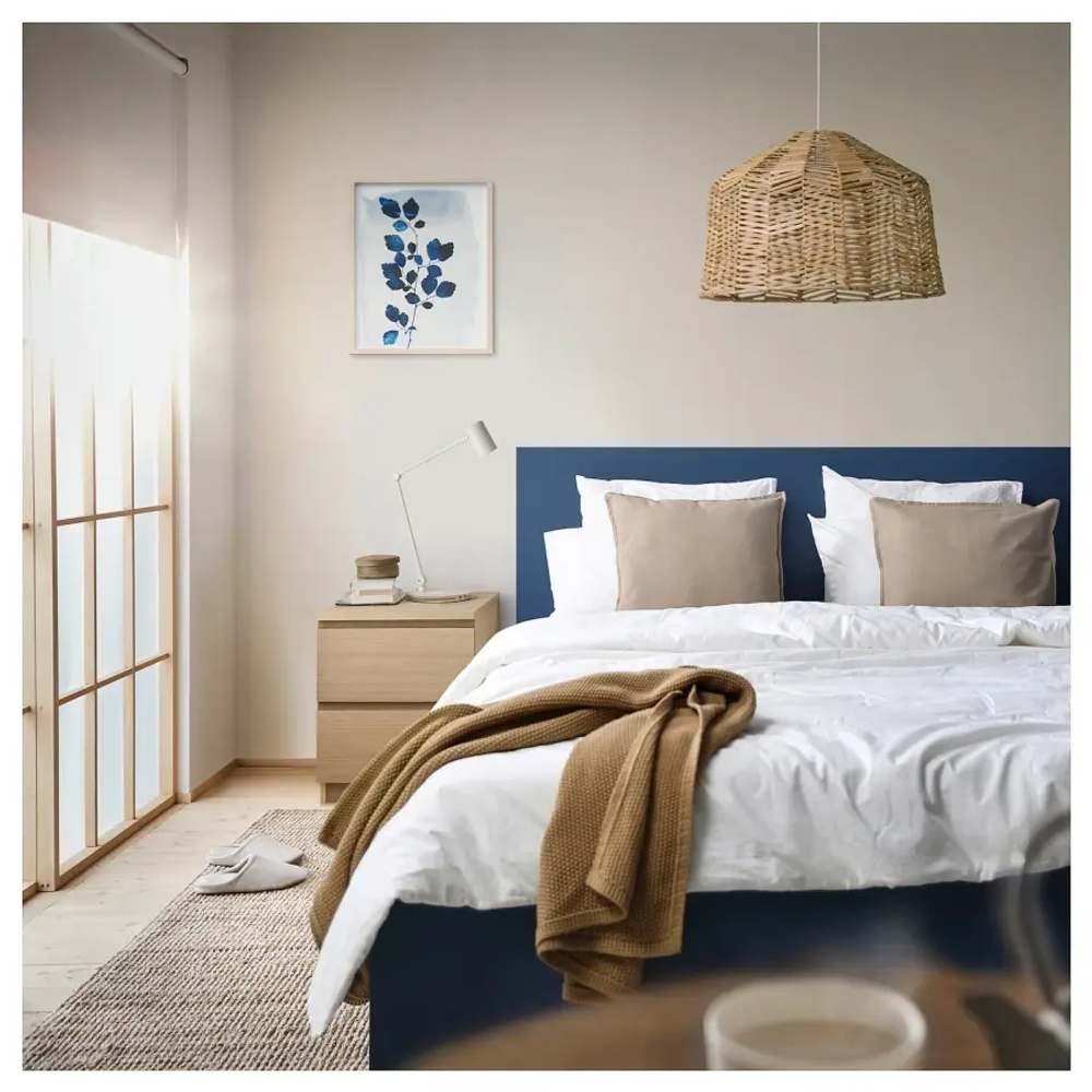Каркас кровати - IKEA MALM/МАЛЬМ ИКЕА, 176x200 см, синий
