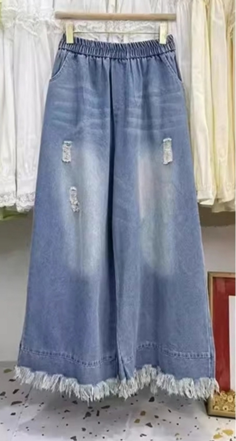 Джинсы палаццо