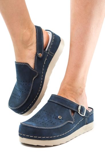 «Jelena» | Женские сабо (темно-синий)
