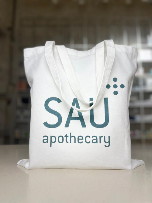 Сумка шоппер с лого SAU.