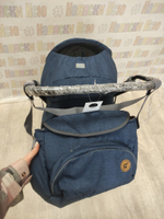 Санки-коляски Galaxy Snow kids 3-3С джинс темно-синий