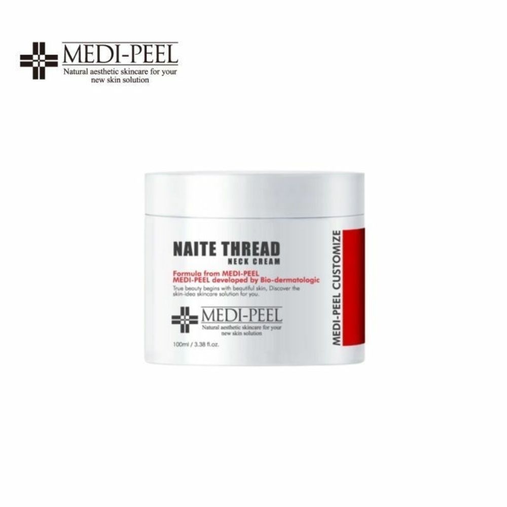 Подтягивающий крем для шеи с пептидным комплексом MEDI-PEEL Naite Thread Neck Cream 100 гр