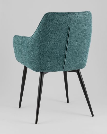 Стул обеденный Adam рогожка голубой