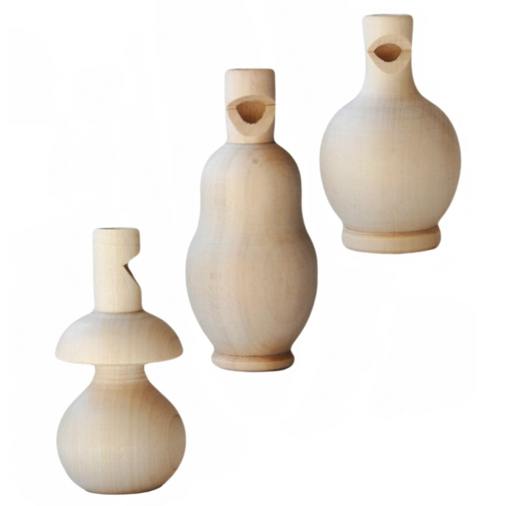 Свистулька неокрашенная Матрешка, Вальда