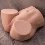 Телесный вибромастурбатор полуторс 39х32х20см с функцией пенетрации Xise SHEQU Ethel Ass Masturbator Doll with Thrusting