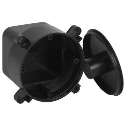 Коробка установочная ЭРА KUM-70-60 черная 70х60мм для монолитного строительства IP44