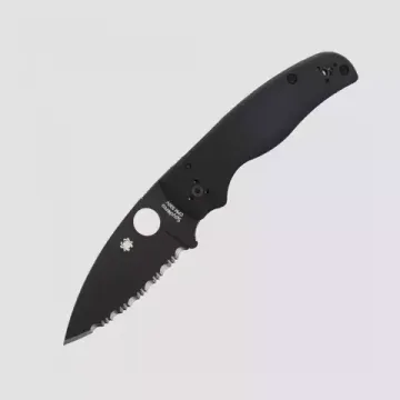 Складной нож Spyderco Shaman 229GSBK c клинком из стали CPM-S30V, рукоять G10