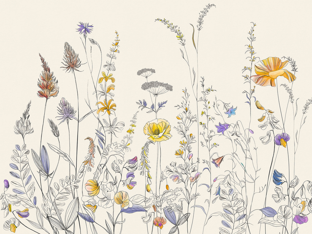 Дизайнерские обои Wall Street Blossom