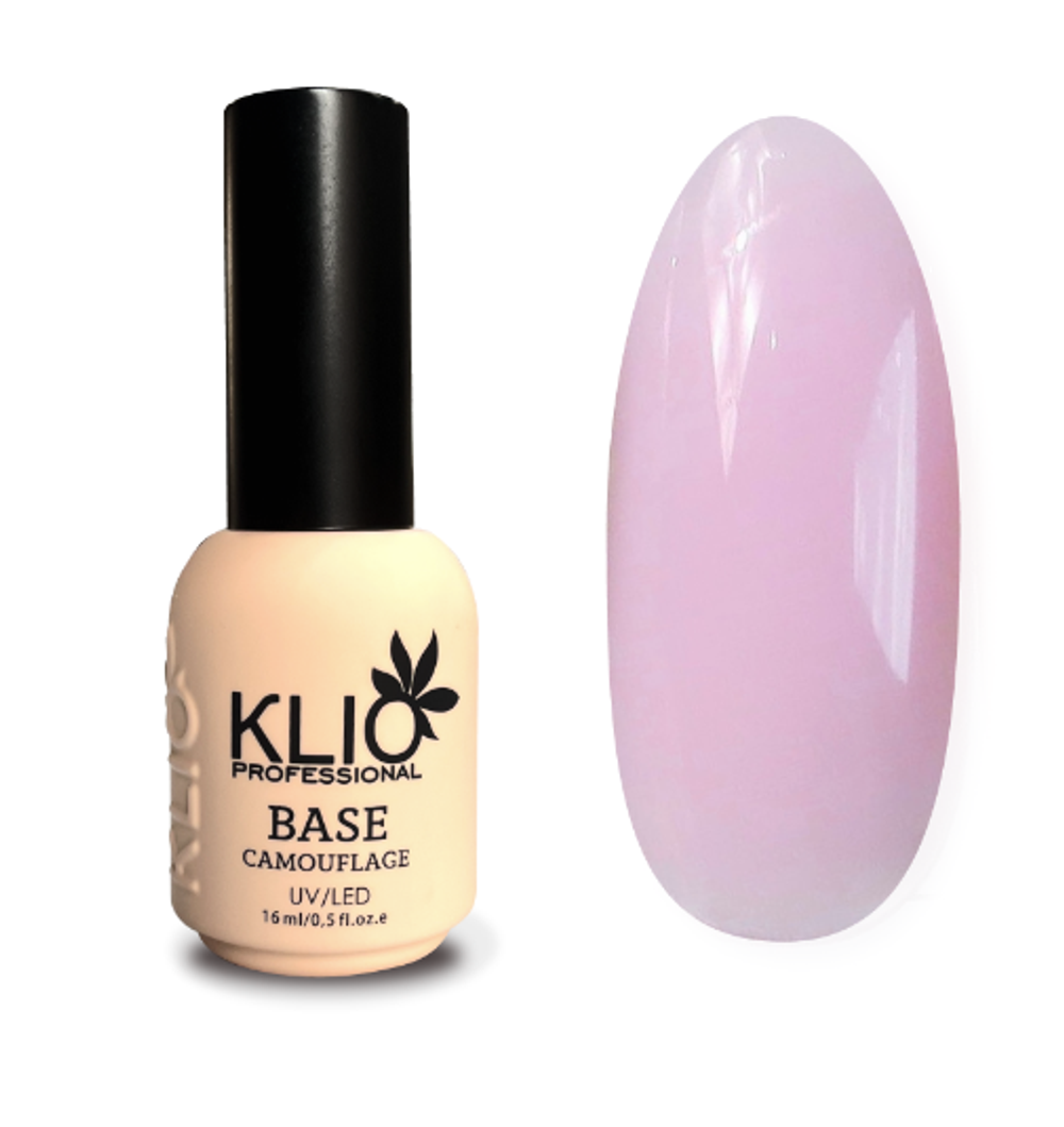 Klio Base Deluxe - Камуфлирующая база Светло-розовый, 16мл