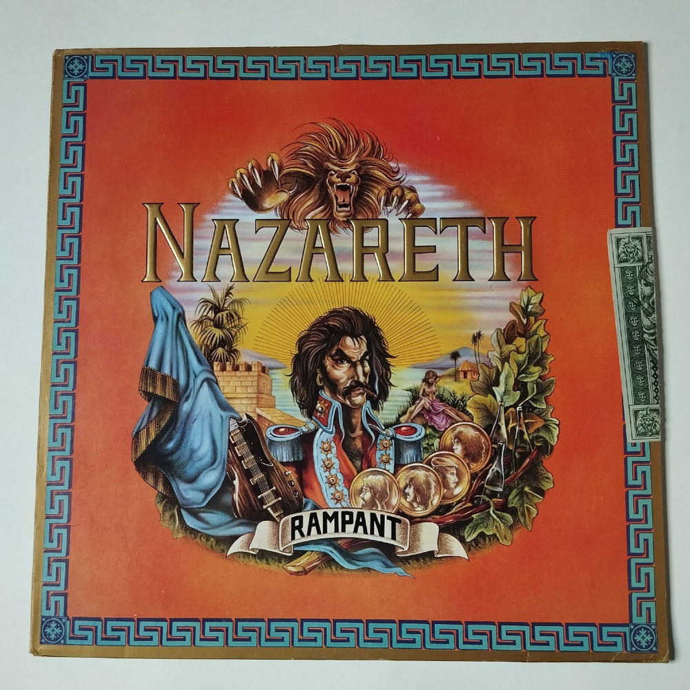 Винтажная виниловая пластинка LP Nazareth Rampant (UK 1974)