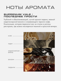 Духи “Supremum vale” (Последнее “прости”) 10мл