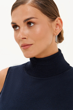 23393 Жилет женский (темно-синий)