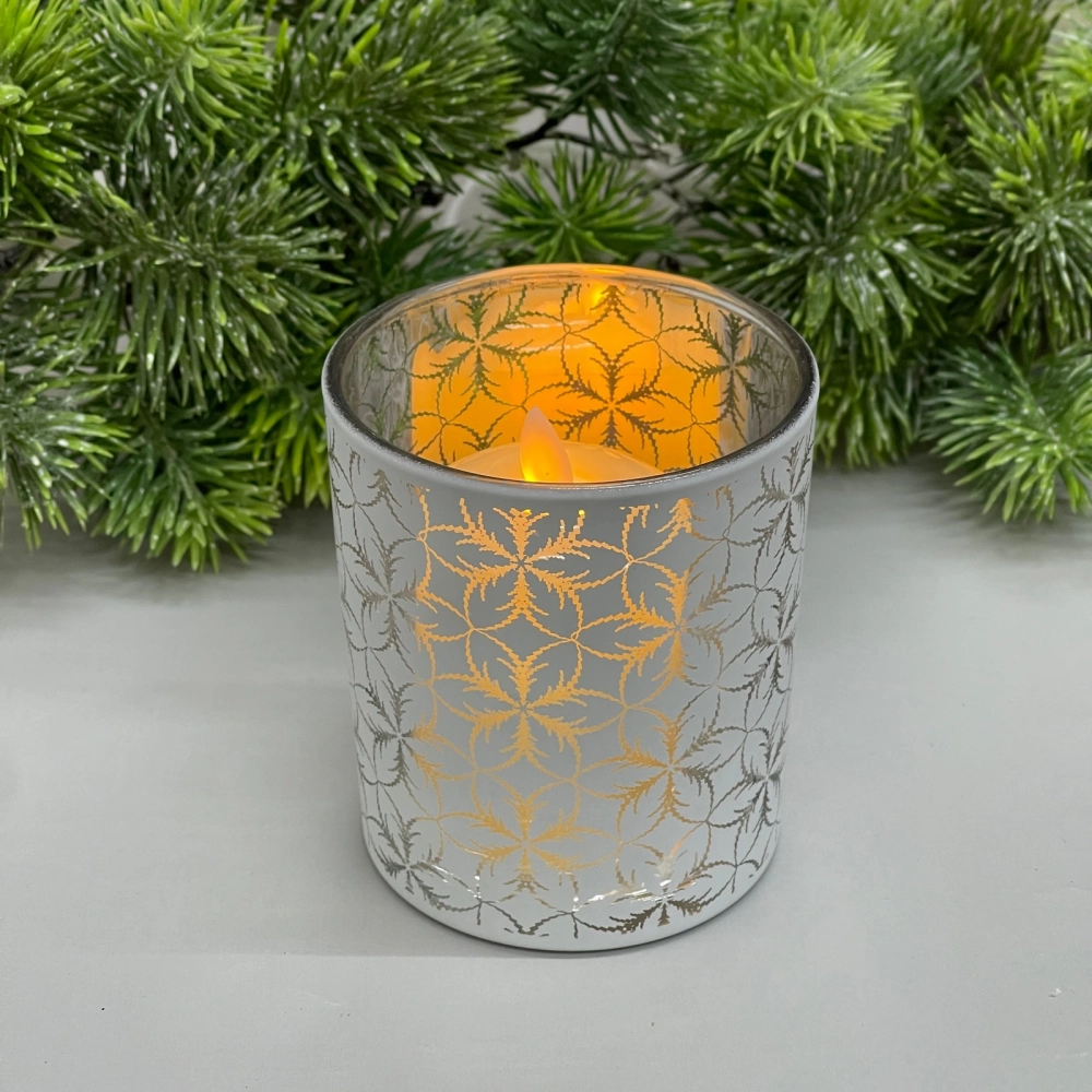 Подсвечник «Фантазия» 8,5*10 см, Белый