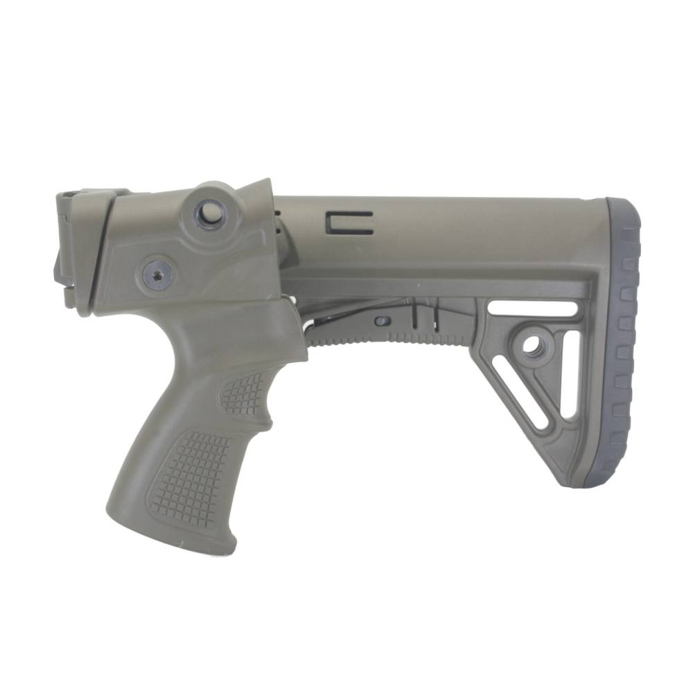 Приклад МР-155 пластик, DLG Tactical. Черный