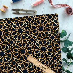 Ткань шелк Армани бронзовый калейдоскоп из проволоки